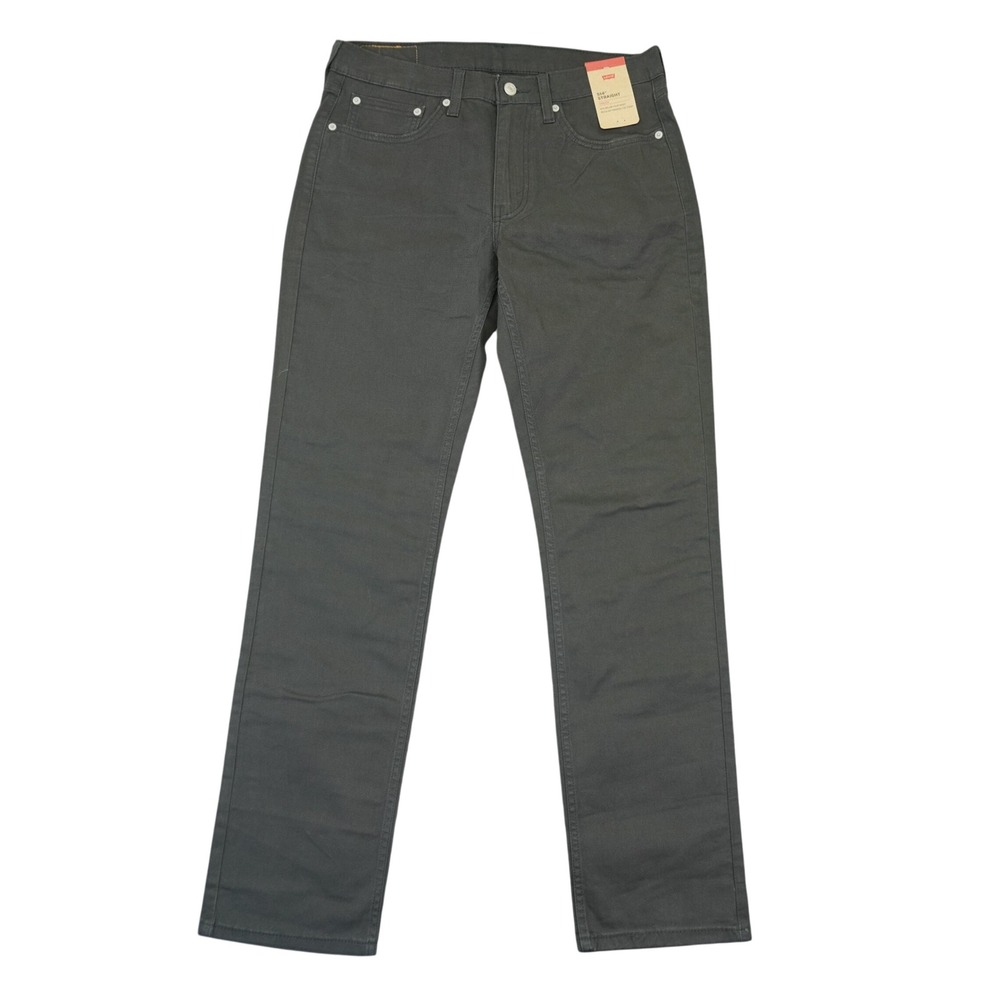 Levi's 514 Straight Pants Mens 32x34 Grey Stretch Casual Workwear